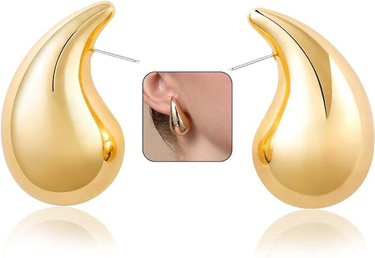 Mama's Teardrop Earrings | Gold & Silver