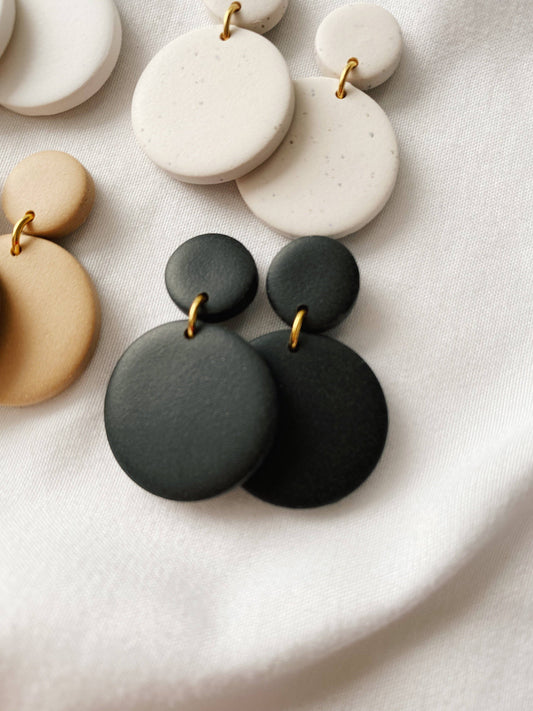SageClayCo. | Shelby  | The Timeless Collection | Handmade Polymer Clay Earrings