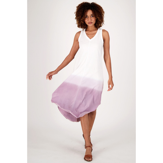 The Good Tee | Easy to Love Maxi Dress (Lilac Diy Dye) | Lilac Dip